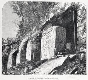 Temple des Inscriptions, Palenque, de 